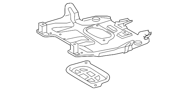 Toyota Engine Skid Plate - Click Image to Close